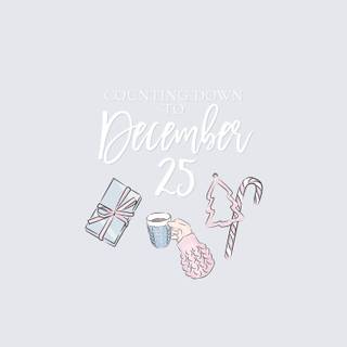 Aesthetic girly winter wallpaper