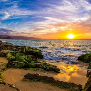 Sunset 4k photography wallpaper