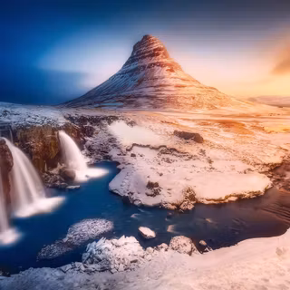 Winter Iceland wallpaper