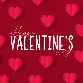 Happy Valentine's Day red wallpaper