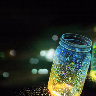 Glitter bottle wallpaper