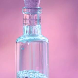 Glitter bottle wallpaper