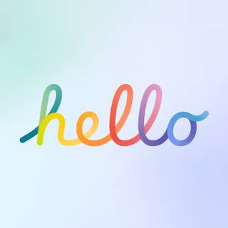iPhone Hello wallpaper