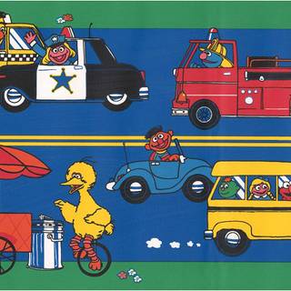 Cartoon taxi wallpaper