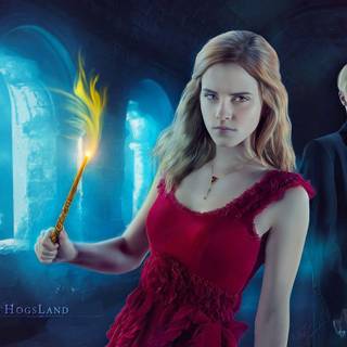 Hermione and Draco wallpaper