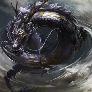 Wind dragon wallpaper
