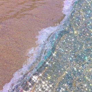Sparkles beach wallpaper