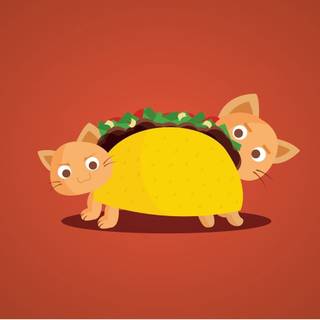 Cute taco wallpaper
