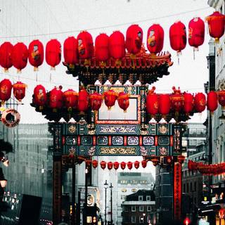 Chinese city wallpaper