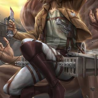 iPhone 4k Attack On Titan wallpaper