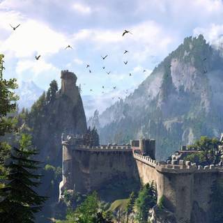 Dual screen fantasy wallpaper