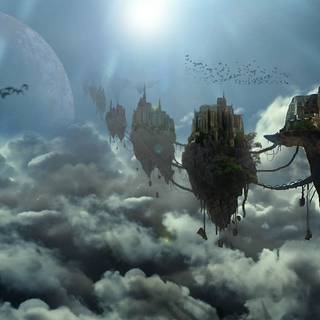 Dual screen fantasy wallpaper