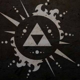 Aesthetic minimalist Zelda iPhone wallpaper