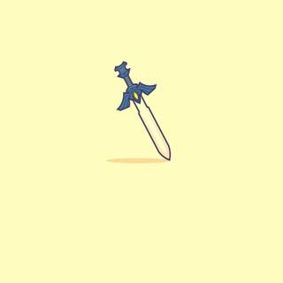 Aesthetic minimalist Zelda iPhone wallpaper