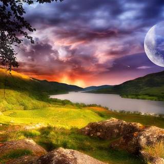 Colourful nature wallpaper