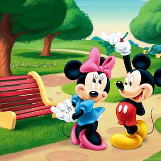 Mickey Mouse cartoon wallpaper