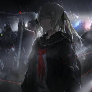 Anime girl 8k wallpaper