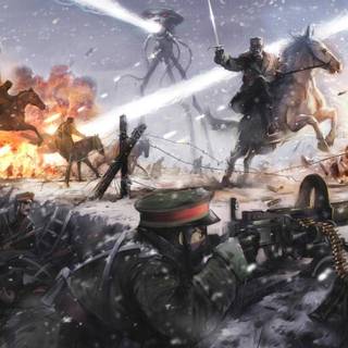 Sci fi war wallpaper