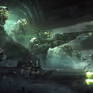 Sci fi war wallpaper