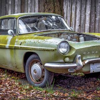 Rusty cars wallpaper