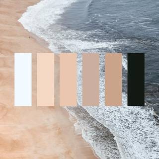 Aesthetic laptop beach wallpaper