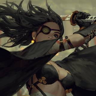 Samurai girls 4k wallpaper