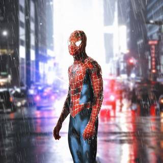 HD Tobey Maguire Spider-Man iPhone wallpaper