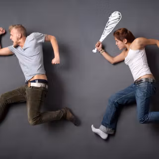 Funny couple wallpaper