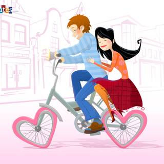 Funny couple wallpaper