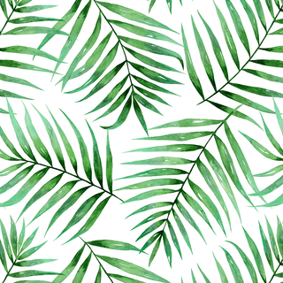 Palm tree leaves wallpaper
