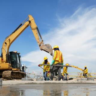 Construction worker wallpaper