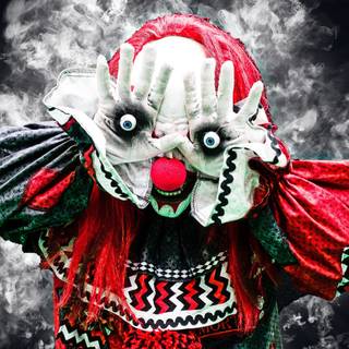 Clown mask wallpaper