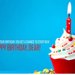 Happy birthday text wallpaper