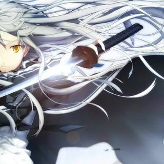 Anime girl art PC wallpaper