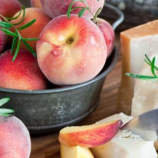 Peach fruit wallpaper