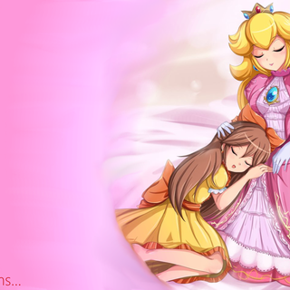 Mario Princess Peach wallpaper