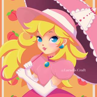 Mario Princess Peach wallpaper