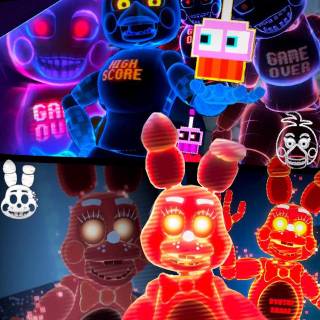 FNAF collage wallpaper