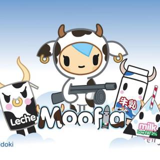 Milk cartoon wallpaper
