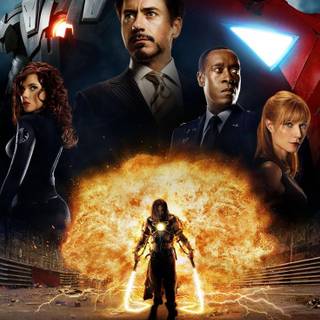 Iron Man movie poster wallpaper