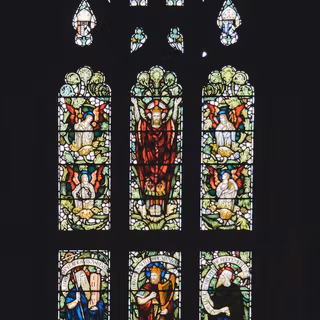 Medieval painting wallpaper