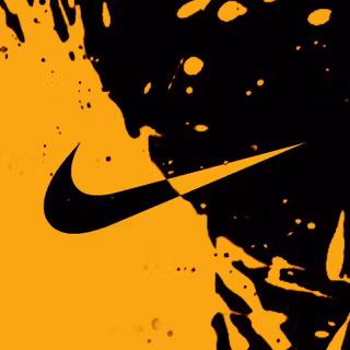 Orange Nike wallpaper