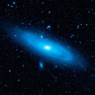 Blue universe wallpaper