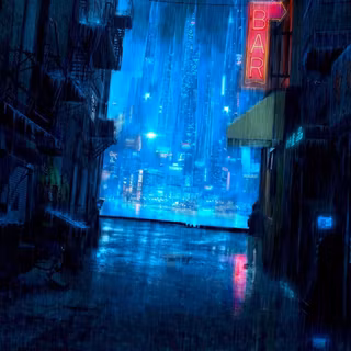 City rain computer wallpaper