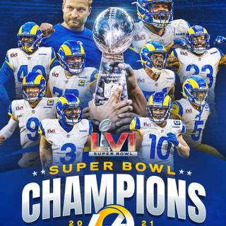 Los Angeles Rams Super Bowl Champions wallpaper