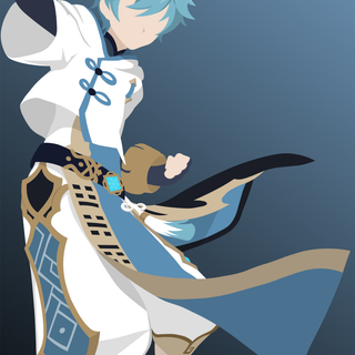 Genshin Impact minimalist wallpaper