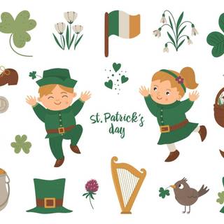 St.Patricks Day collage wallpaper