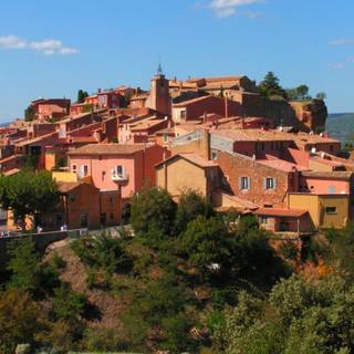 French town wallpaper