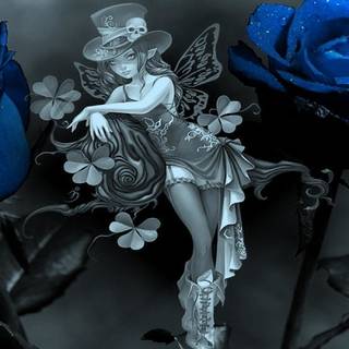 Rose fairy wallpaper
