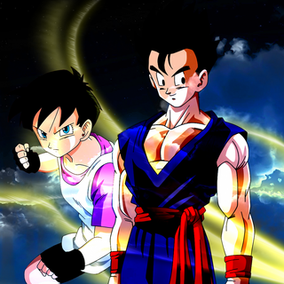 Gohan and Videl wallpaper